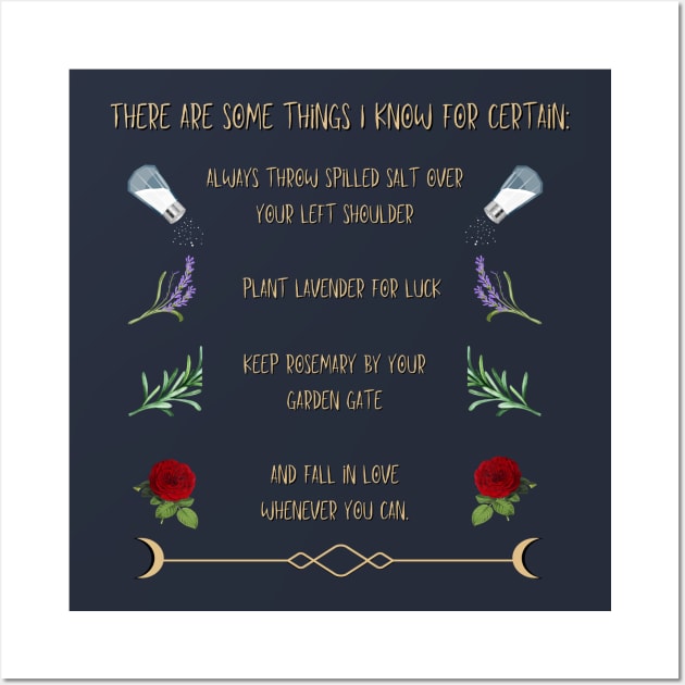 Practical Magic Wall Art by AlphabetArmy